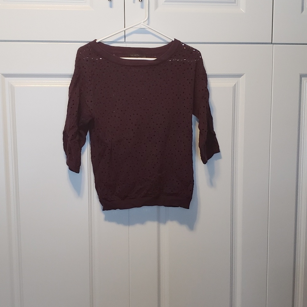 Eggplant sweater